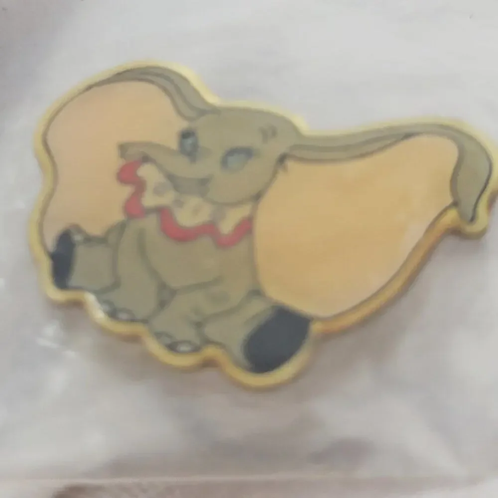 Charming Vintage Dumbo Ohio 1980s Enamel Pin - NIP
